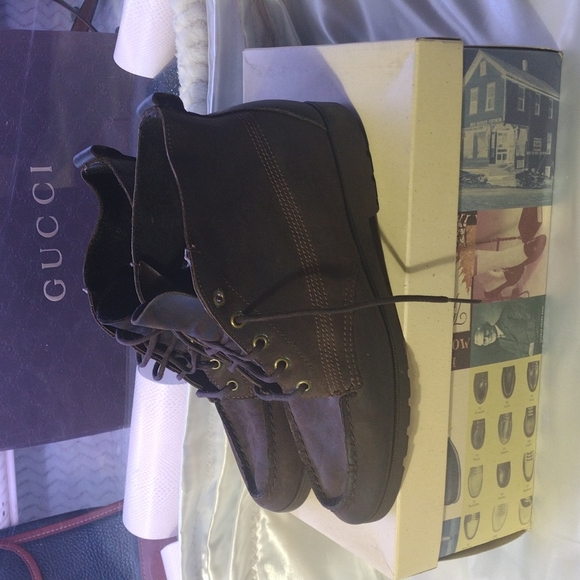 GH bassin Co Brown suede lace-up boots River Jack size 9 m - Picture 3 of 8